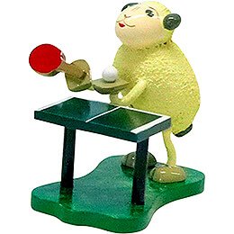 Schaf "Bolli", Tischtennis spielend  -  7cm