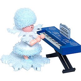 Schneeflckchen mit Keyboard - 5 cm