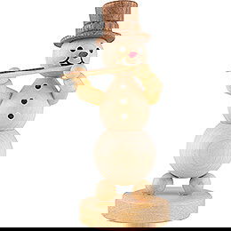 Schneemannmusikant Querflte - 12 cm