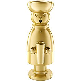 Smoker - Balthasar - Stainless Steel, Gold-Plated - 15 cm / 5.9 inch