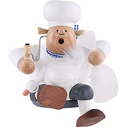 Smoker - Cook/Chef with Goose - Shelf Sitter - 17 cm / 7 inch