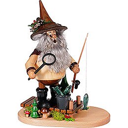Smoker Forest Gnome Fisherman - 26 cm / 10.2 inch
