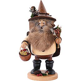 Smoker - Forest Gnome Herb Gatherer Natural - 25 cm / 10 inch