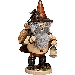 Smoker - Forest Gnome Hiker, Natural - 25 cm / 10 inch