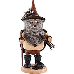 Smoker - Forest Gnome Wood Collector, Natural - 25 cm / 10 inch