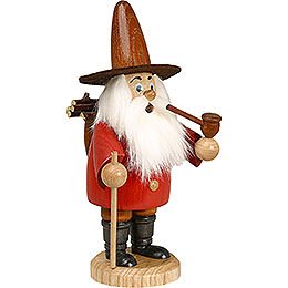 Smoker - Gnome Wood Gatherer Red - 19 cm / 7 inch