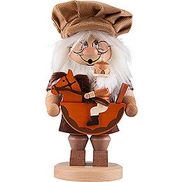 Smoker - Gnome with Horseman - 28,5 cm / 11.2 inch