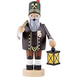 Smoker  -  Miner with Axe and Lamp  -  20cm / 8 inch