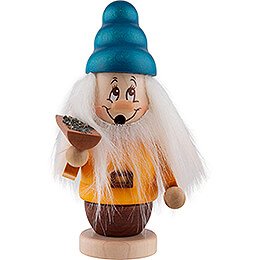 Smoker  -  Mini Gnome Happy  -  15cm / 5.9 inch