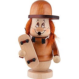 Smoker  -  Mini Gnome Skater Girl  -  14cm / 5.5 inch
