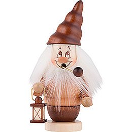 Smoker  -  Mini - Gnome with Lantern  -  16,5cm / 6,5 inch