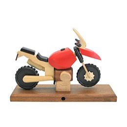 Smoker - Motorcycle Boxer GS Red 27x18x8 cm / 11x7x3 inch