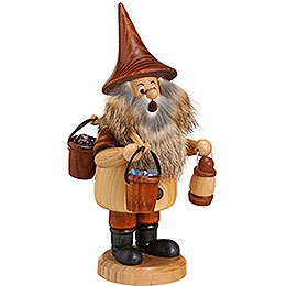 Smoker - Mountain Gnome with Bucket - 18 cm / 7 inch
