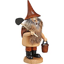 Smoker - Mountain Gnome with Shovel - 18 cm / 7 inch