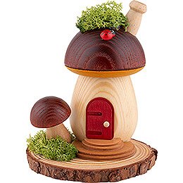 Smoker - Mushroom Hut - 13 cm / 5.1 inch