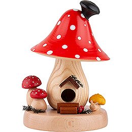 Smoker - Mushroom Hut Toadstool - 16 cm / 6.3 inch