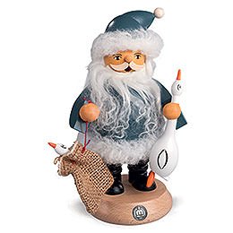 Smoker - Nordic Santa with Goose Auguste - 18 cm / 7 inch
