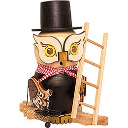 Smoker - Owl Chimney Sweeper - 15 cm / 5.9 inch