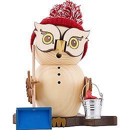 Smoker  -  Owl Snow Sweeper  -  15cm / 5.9 inch