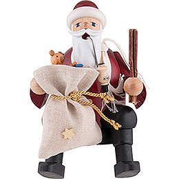 Smoker  -  Santa Claus  -  Shelf Sitter  -  15cm / 6 inch
