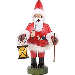 Smoker  -  Santa Claus with Lantern  -  21cm  -  8 inch