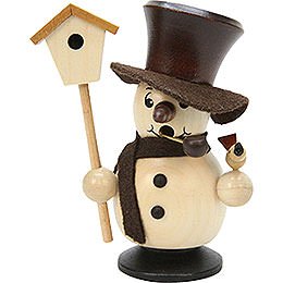Smoker - Snowboy with Birdhouse Natural Colors - 10,5 cm / 4 inch