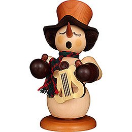 Smoker - Snowman with Lyre Natural - 23,5 cm / 9.3 inch