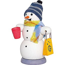 Smoker - Snowman with Mulled Wine Mug - 13 cm / 5.1 inch
