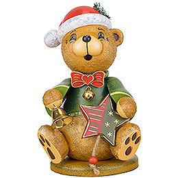 Smoker  -  Teddy Christmas Claus  -  20cm / 7.8 inch