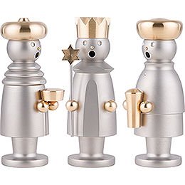 Smoker - The Three Wise Men - Stainless Steel, Glass Bead blasted - 15 cm / 5.9 inch
