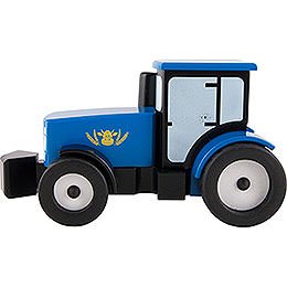 Smoker Tractor  -  Blue  -  12cm / 4.7 inch