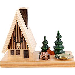 Smoking Hut  -  Forest House  -  11cm / 4.3 inch