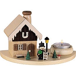 Smoking Hut - Lucky Charm with Chimney Sweeper - 10,5 cm / 4.1 inch