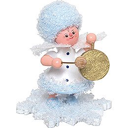 Snowflake with Gong - 5 cm / 2 inch