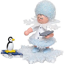 Snowflake with Penguin - 5 cm / 2 inch