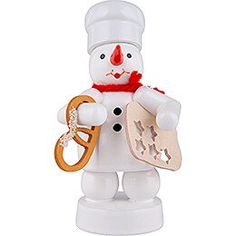 Snowman Baker with Pretzel and Star Cookie Cutter - 8 cm / 3.1 inch
