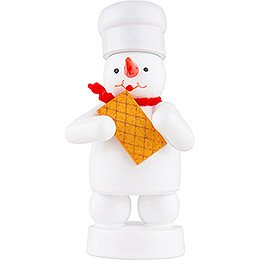 Snowman Baker with Waffle - 8 cm / 3.1 inch