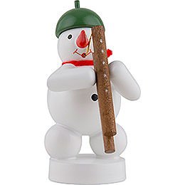 Snowman Musician with Bassoon - 8 cm / 3 inch