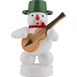 Snowman Musician with Guitar - 8 cm / 3 inch