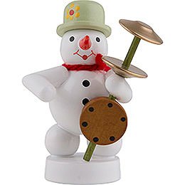 Snowman Musician with Stamp Violin - 8 cm / 3 inch