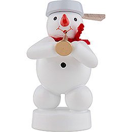 Snowman Musician with Tuba - 8 cm / 3 inch