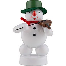 Snowman Musician with Violin - 8 cm / 3 inch
