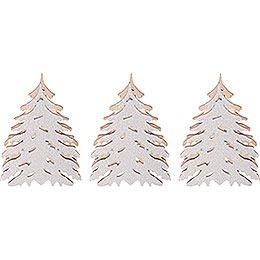 Snowy Trees for Candle Arch Lamps - 3 pcs. - 5,5x5 cm / 2.2x2 inch