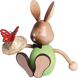 Snubby Bunny with Butterflies - 12 cm / 4.7 inch