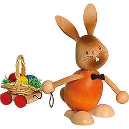 Snubby Bunny with Egg Cart - 12 cm / 4.7 inch
