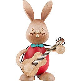 Snubby Bunny with Guitar  -  12cm / 4.7 inch