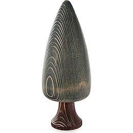 Solid Wood Tree - Conical - Green - 27 cm / 10.6 inch