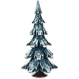 Solid Wood Tree - Green-White - 15,5 cm / 6.1 inch