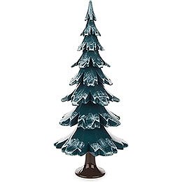 Solid Wood Tree - Green-White - 24,5 cm / 9.6 inch