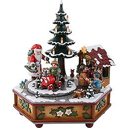 Spieldose Weihnachtszeit - 22 cm